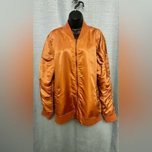 Elwood Tan Windbreaker Bomber
Jacket Large